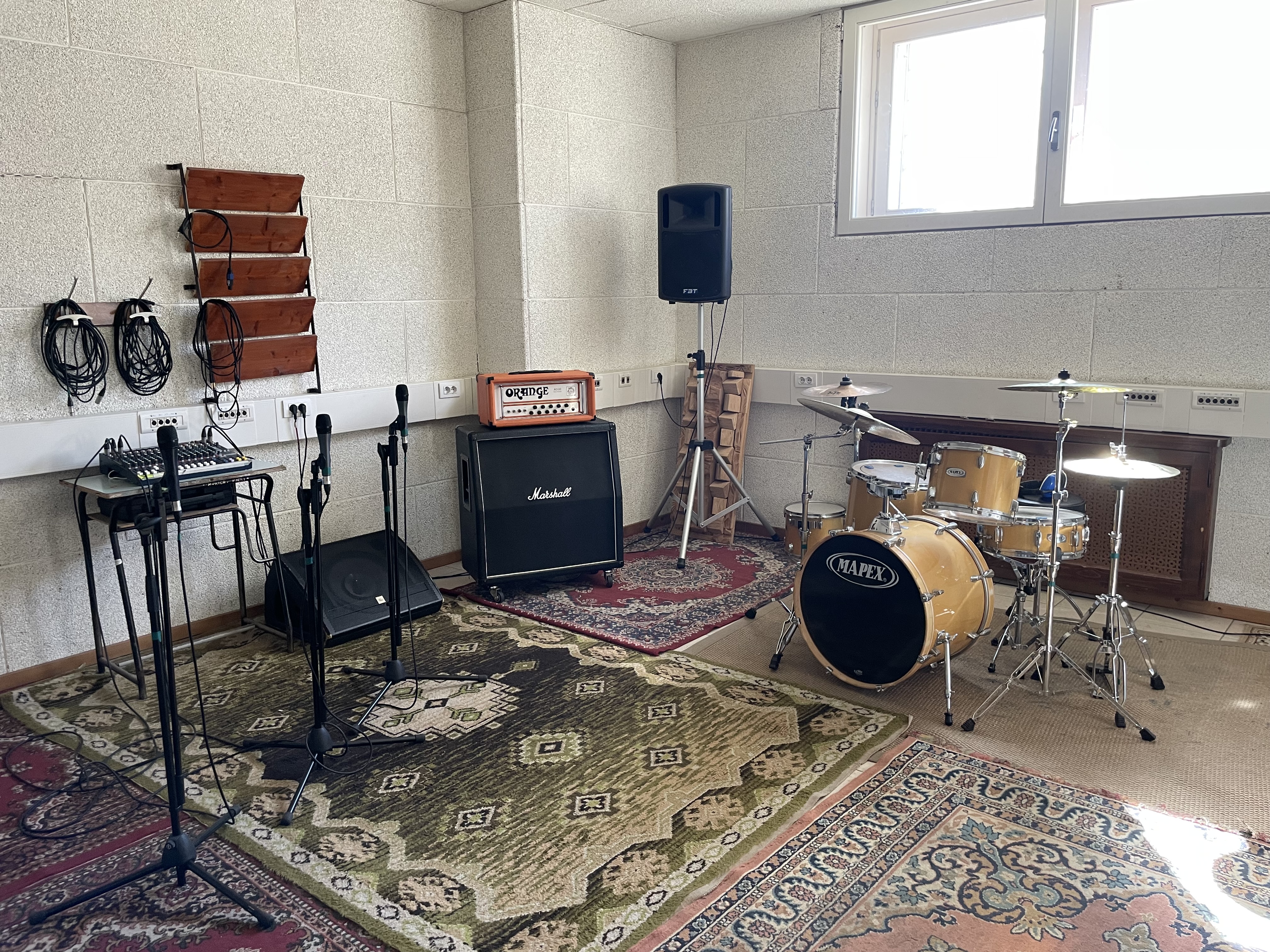Sala prove - visuale generale