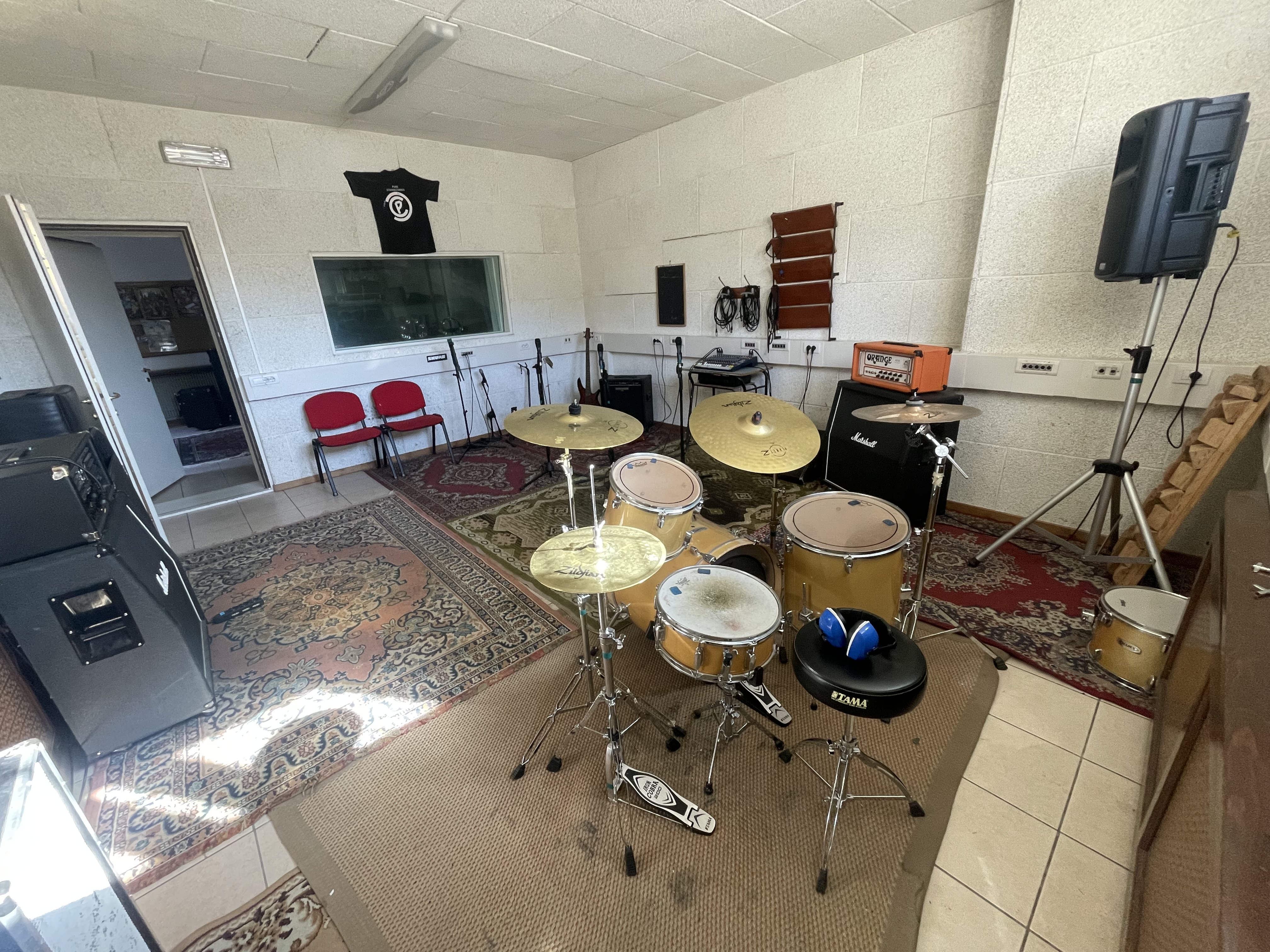 Sala prove - visuale generale