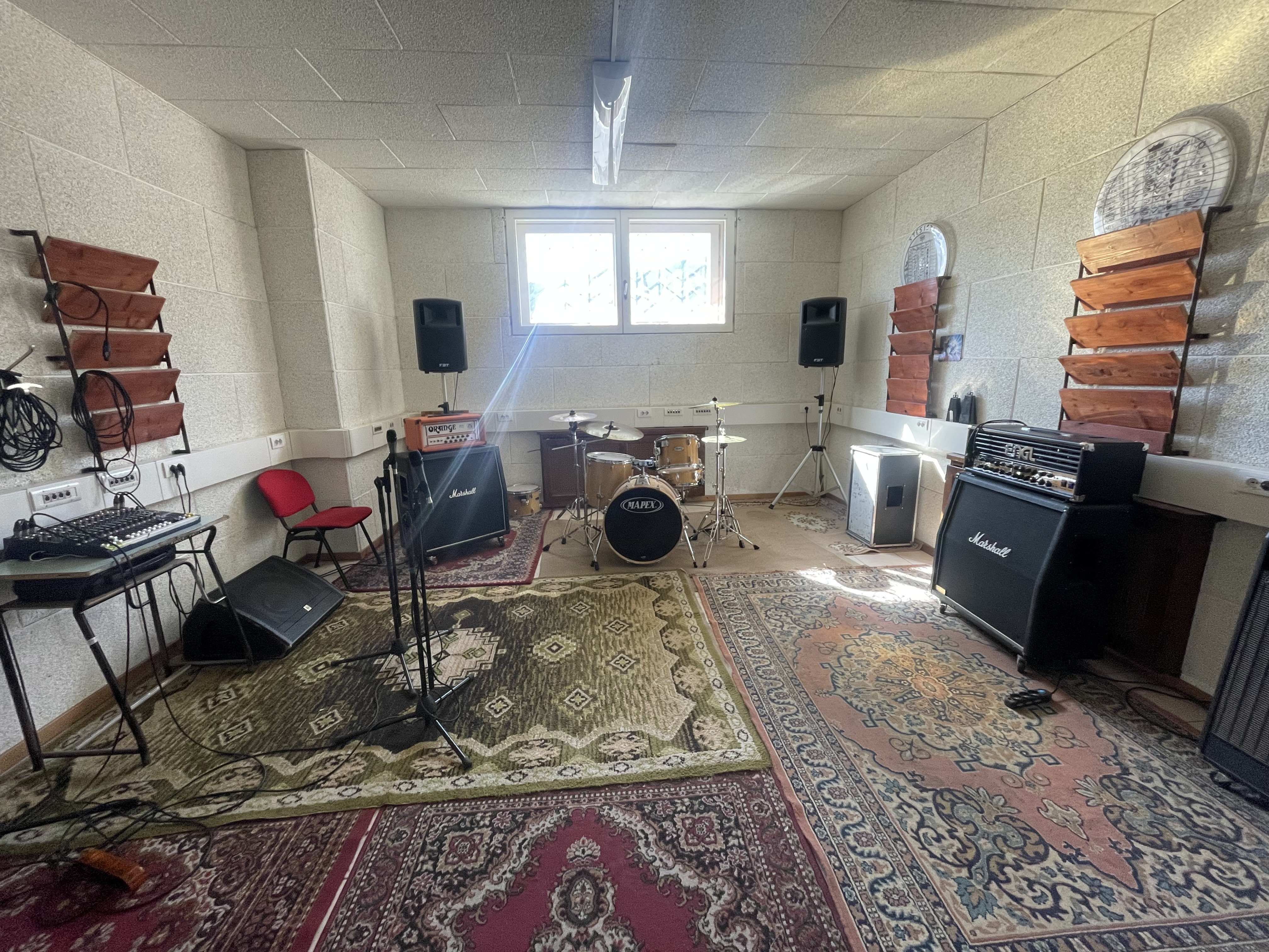Sala prove - visuale generale