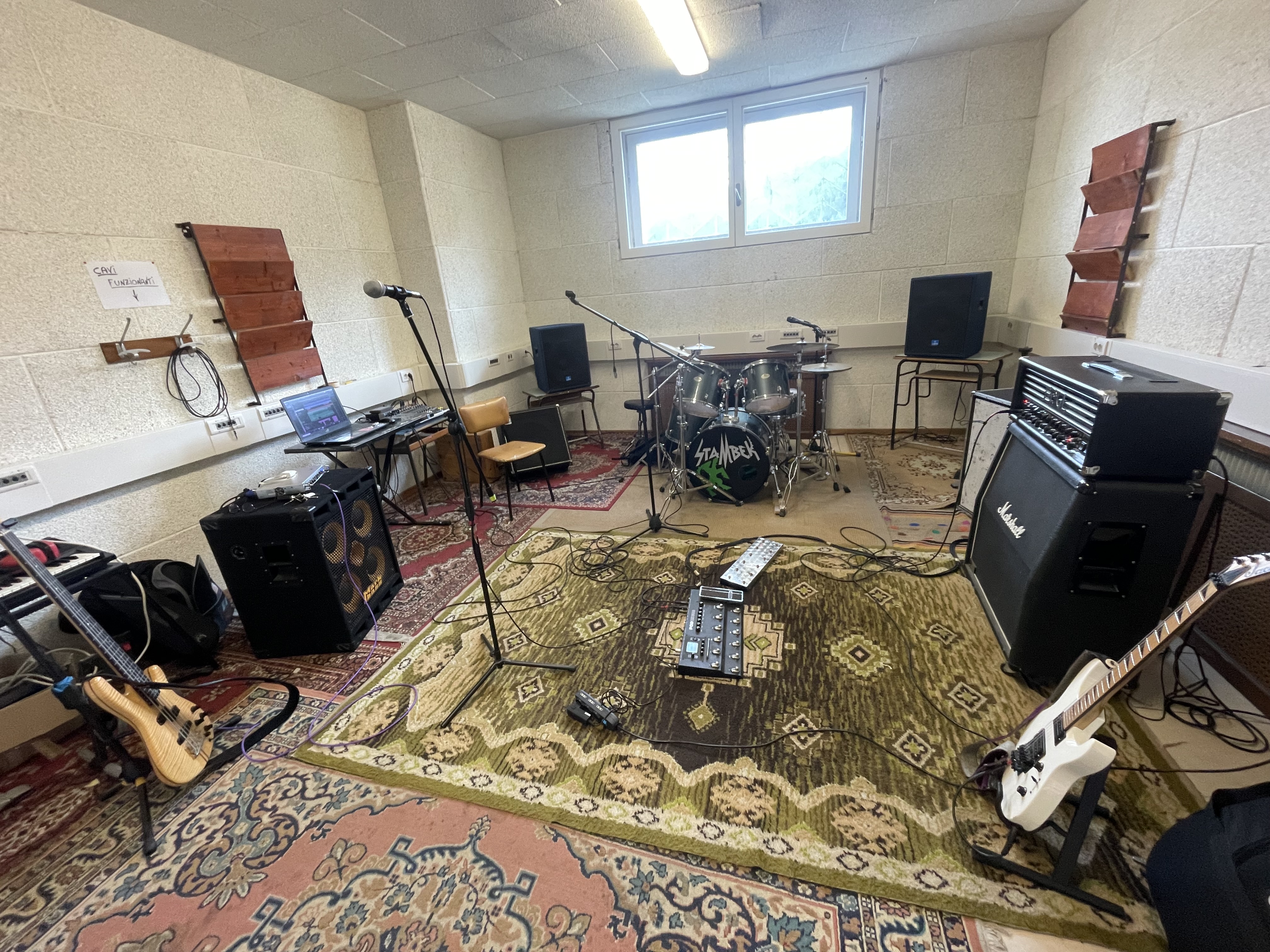 Sala prove - visuale generale